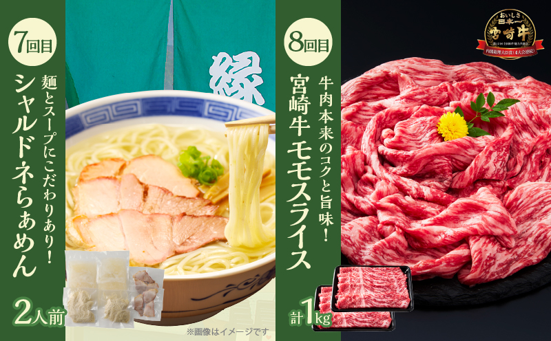 ≪12か月お楽しみ定期便≫都農町定期便(竹) 肉 加工品 デザート 国産_T999-0092