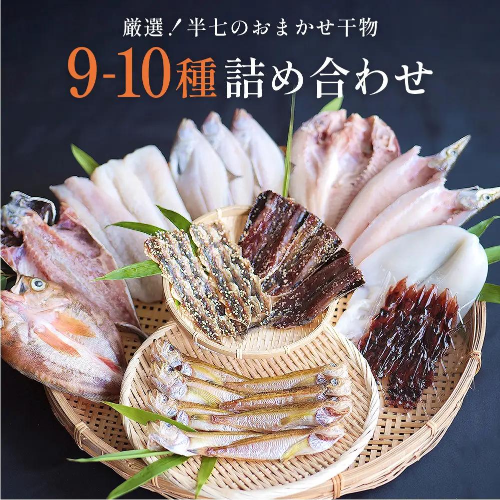 厳選！半七のおまかせ干物 詰め合わせセット（9-10種） 富山県 氷見市 干物 おかず 魚 一品