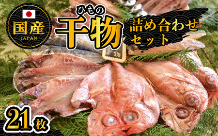 干物 【大島水産】国産干物詰合せセット