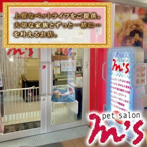 熊本県益城町 ペットサロン エムズ(M’s) ホテル利用券 10,000円(1000円×10枚)【1704015】