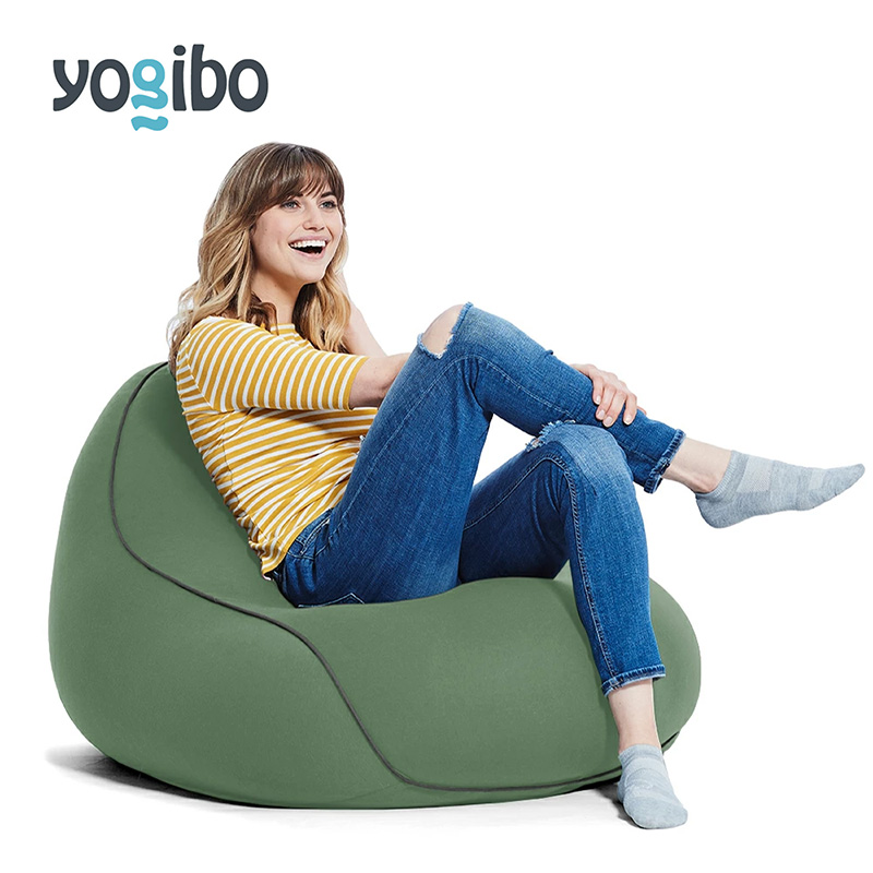 ビーズクッション ヨギボー ラウンジャー オリーブグリーン Yogibo Lounger 1人掛け 背もたれ ローソファ パーソナルチェア 洗えるカバー 一人暮らし インテリア ギフト プレゼント おしゃれ おすすめ 結婚祝い