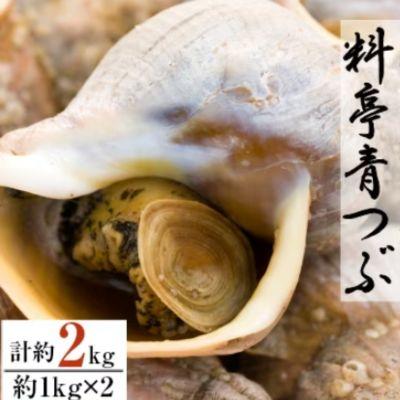 ふるさと納税 稚内市 【つぶ煮】料亭青つぶ 高級利尻昆布出汁使用 あぶら除去済み 約2kg(約1kg×2パック)
