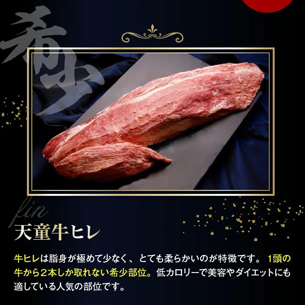 天童牛 ヒレ 1本分 シャトーブリアン & ひれ チルド 肉 山形牛