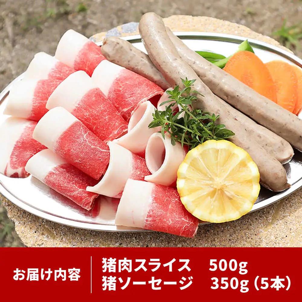 猪肉 イノシシBBQセット 5人前（猪肉、イノシシソーセージ）[AIAK001] 