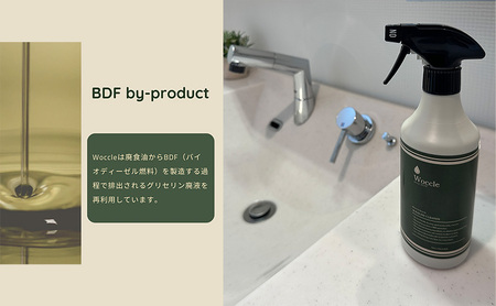 Woccle ウォックルグリセリン洗浄剤2本セット 雑貨 日用品 化粧箱入り 自然に優しい エコ 