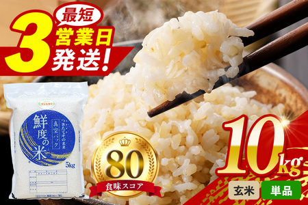 玄米 10kg 真空パック（5kg×2P) A17-013