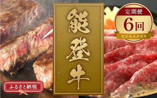 【和牛セレブ】能登牛 定期便「ビジネスクラス」全6回 牛肉 最高級 定期便 黒毛和牛 能登牛 和牛セレブ F6P-2161