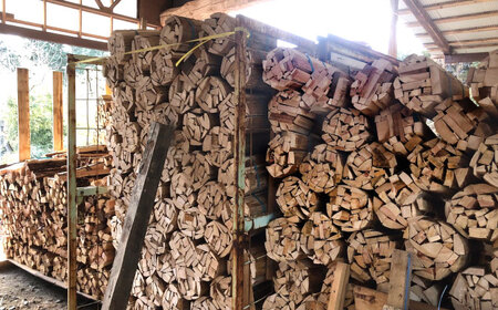 低温バイオ乾燥「郷山薪」24kg / 薪 焚き火 ストーブ アウトドア / 恵那市 /郷山ファクトリー［AUFB001］