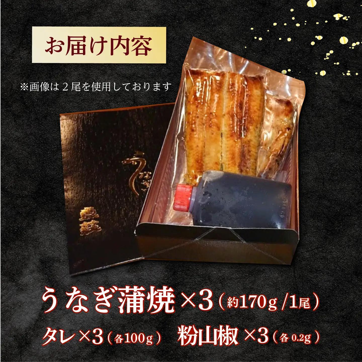 魚荘のうなぎ蒲焼き(3尾入り) / うなぎ ウナギ 鰻 蒲焼き 蒲焼 うなぎ蒲焼 国産 ひつまぶし うな重 うな丼 / 諫早市 / 有限会社魚荘[AHCK003]