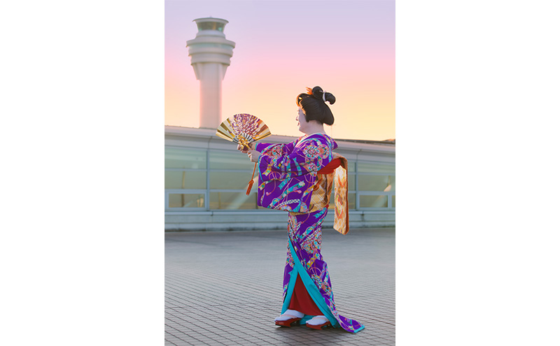 SKY WEDDING HANEDA OFUKU 記念手ぬぐい 羽田空港オリジナルデザイン 同柄2枚セット 記念 思い出 飛行機柄 縁結び 大切な人 良縁 お土産 速乾 温泉 旅先 便利 タペストリー