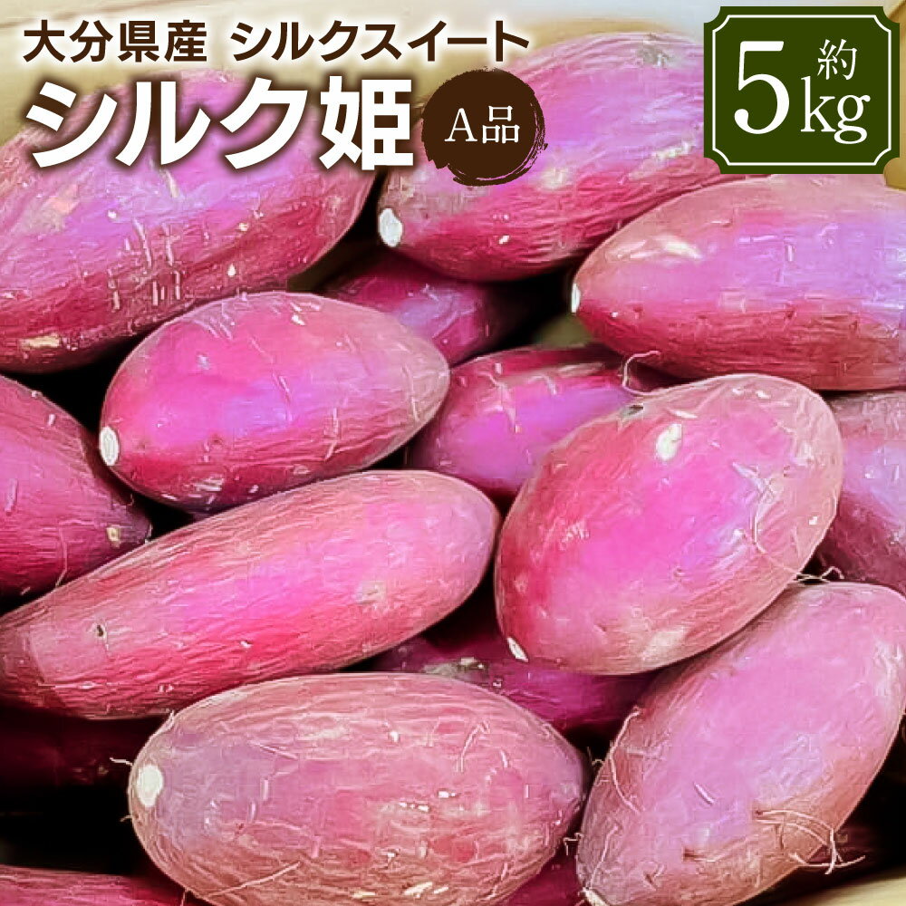 【ふるさと納税】シルク姫 A品 約5kg 1箱 さつまいも サツマイモ 野菜 シルクスイート 焼き芋 ポテトサラダ 干し芋 スイートポテト 大分県産 国産 九州 大分県 豊後大野市 送料無料【2025年9月上旬～2026年5月下旬発送予定】