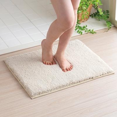 ふるさと納税 海南市 思わず頬ずりしたくなるバスマット プレミアム45×60cm　ベージュ