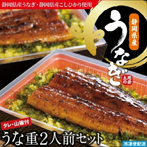 【ふるさと納税】（冷凍）徳造丸 うな重2人前セット 国産　うなぎ使用 1348 ／うなぎ うな重 海鮮 静岡県 東伊豆町