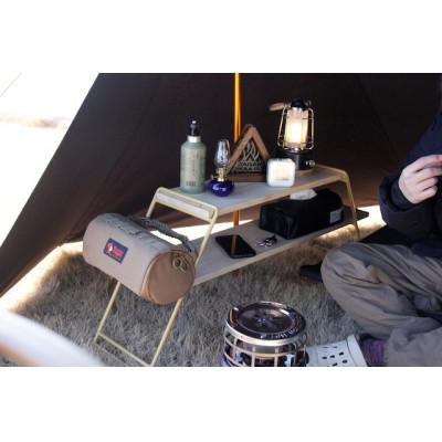 ふるさと納税 神戸町 MINOURAのアイアンレッグ　IR48-M　標準タイプ　マスタード色　アウトドア・日常使いに便利 |  | 03