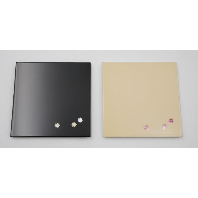 【ふるさと納税】コースター2枚セット 金平糖 高岡漆器 螺鈿 かわいい　民芸品 工芸品 雑貨 日用品