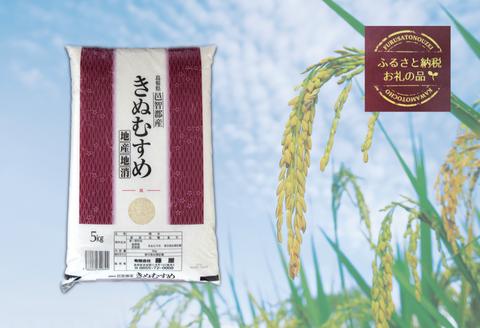 150263【令和5年産／お米定期便／12ヵ月】しまね川本きぬむすめ5kg(計60kg）