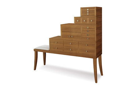 No.1141 Jewelry Ambry ／ 家具 ジュエリー アンブリー サイドボード オリジナル家具 ブランド MATSUOKA マツオカ 松岡家具製造 高級感 上質 エレガント ラグジュアリー