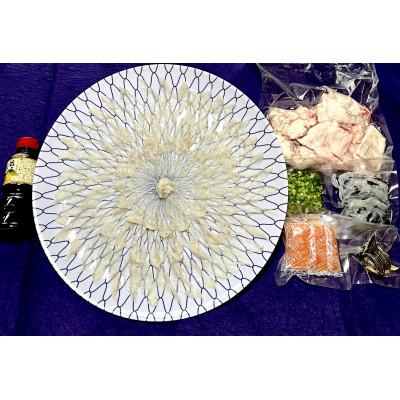 ふるさと納税 南島原市 長崎県産トラフグ刺身トリプルセット(15人前)