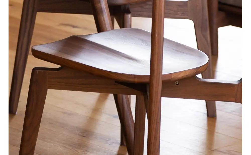 【開梱設置】高野木工 RIALTO CHAIR リアルト チェア ウォルナット 板座 【10年保証】