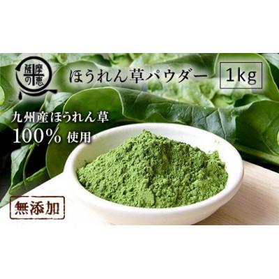 ふるさと納税 鹿屋市 野菜100%パウダー ほうれん草(九州産)1kg　1262