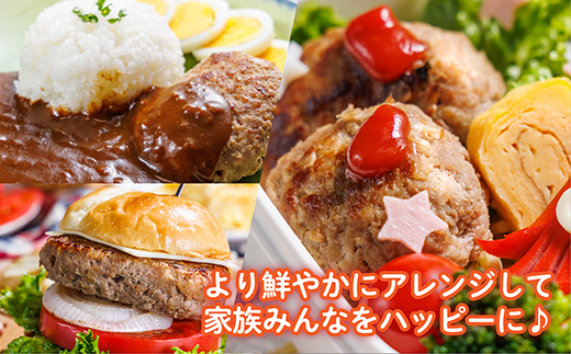 佐賀牛入りハンバーグ 親子セット 150g×6個+100g×9個 無添加 個包装 _b-310