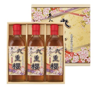 本みりん 九重櫻 500ml × 3本 入り 1.5L ご自宅用 調味料 国産 全国酒類品評会名誉大賞受賞 へきなん優良みやげ推奨品 三河 みりん 発祥 醸造元 九重味淋 醸造のまち碧南 国内産 水稲