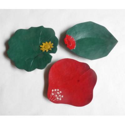 ふるさと納税 伊達市 【漆器】花柄の豆皿 5枚と野菜の柄の豆皿 6枚　計11枚セット(各直径 約8〜11cm) |  | 03