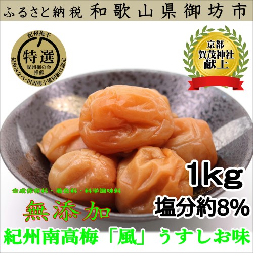 薬師梅『風』うすしお味　1ｋｇ