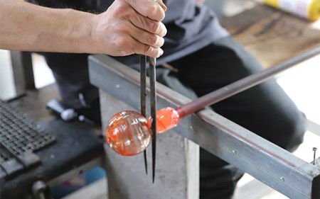 【ガラス工芸品】銀彩グラス(宮澤ガラス/022-1041)