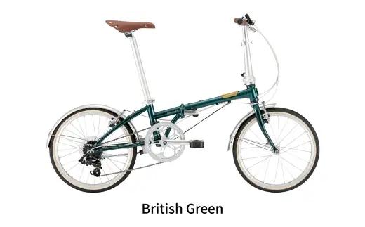 【 British Green 】 DAHON フォールディングバイク Boardwalk D7 20インチ 自転車 折りたたみ自転車 折りたたみ コンパクト 通勤 通学 日常使い サイクリング 収納