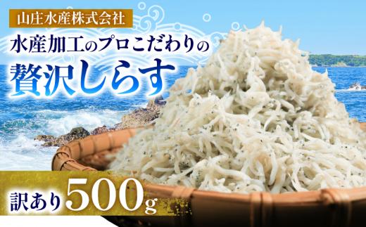 しらす 500g 訳あり 冷凍 ちりめん かちり しらす干し 減塩 極み ごはん 丼 パスタ チャーハン サラダ 魚 料理 山庄 愛知県 南知多町 師崎