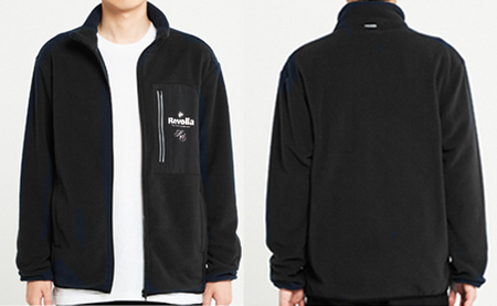 ポケットロゴ フリースジャケット 男女兼用 REVOLLA 静岡県 牧之原市