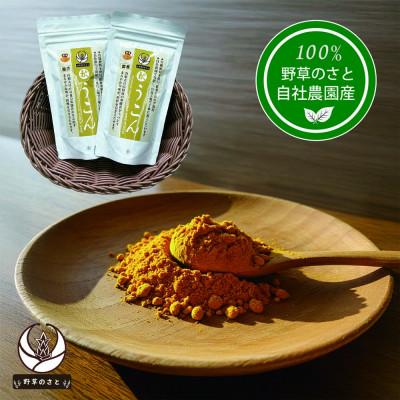 ふるさと納税 大月市 粉末秋うこん100g〔2パック〕