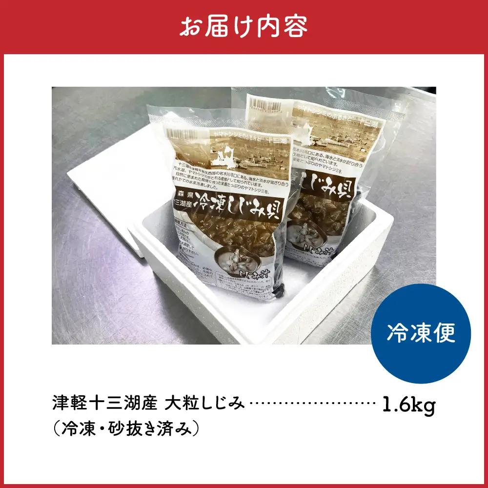 しじみ 1.6kg 大粒大和しじみ（冷凍）砂抜き済 十三湖