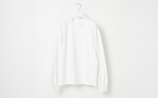【Yonetomi】 米富繊維 NEW BASIC T-SHIRT  LONG SLEEVE  白 ホワイト 服 洋服 ユニセックス メンズ レディース ブランド 数量限定 山形県 山辺町 サイズ3 yt-yttlw3