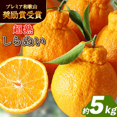 採れたて新鮮 濃厚な甘さ 超完熟しらぬい 5kg まるまつ農園《2027年3月中旬-4月末頃より出荷》 和歌山県 日高川町 不知火 柑橘 しらぬい 完熟 （ デコポン と同品種）
