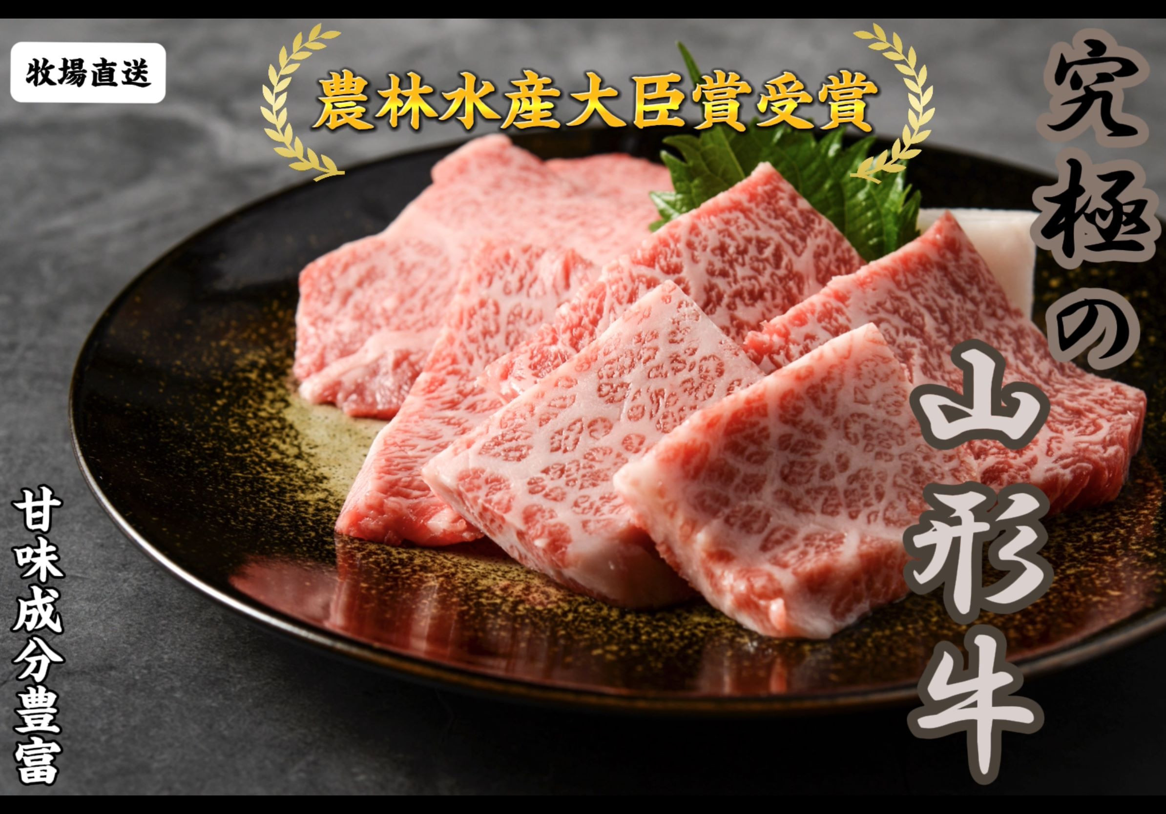 
            07-27-002　農林水産大臣賞受賞　特選天童牛"和の奏"焼肉切落し400ｇ
          