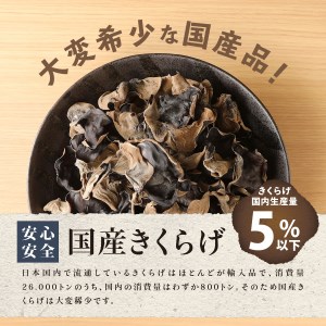 ふじやま きくらげ きのこ 国産 有機JAS オーガニック 