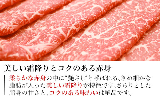 佐賀牛の綺麗な霜降り、赤身とのバランス。