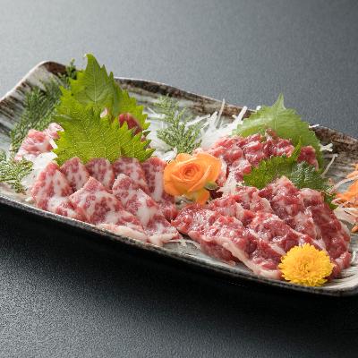 ふるさと納税 山江村 大トロ中トロ馬刺し盛り　600g(山江村)