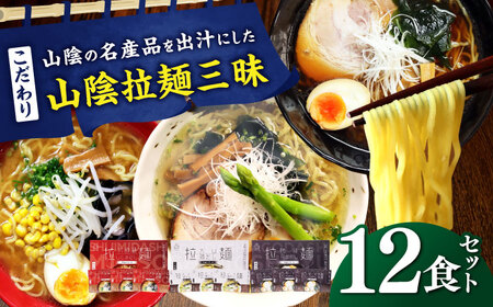 ご当地こだわり山陰拉麺三昧 12食セット ラーメン 麺 めん 島根県雲南市/株式会社出雲たかはし[AIAM008]