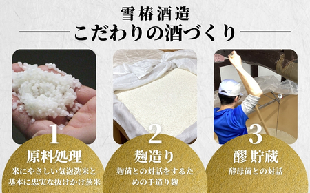 越乃雪椿 純米吟醸原酒 雪椿酵母仕込み Premium 720ml×1本 日本酒 新潟 酒 純米吟醸酒 お酒 雪椿酒造 加茂市 