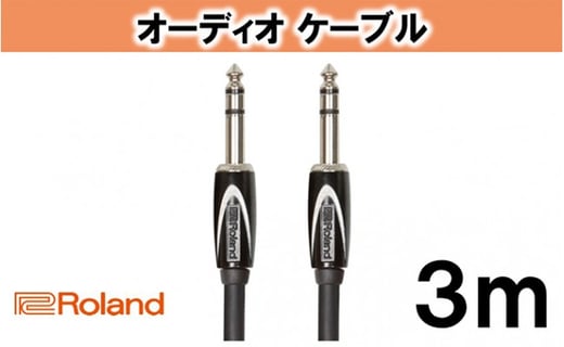 【Roland純正】オーディオケーブル 3m/RCC-10-TRTR [№5786-2020]