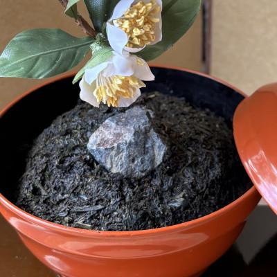 ふるさと納税 掛川市 【茶の花】四季を彩る創作草もの盆栽(工芸品)〜工房椿 |  | 01