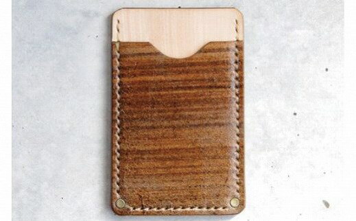 【ふるさと納税】 名刺入れ / 「 LEATHERS by Kei Arabuna 」 名刺入 手作り デザイン 革 小物 工芸品 伝統 工芸 お中元 お歳暮 ギフト 小松市 石川県 044003【KEI ARABUNA ART STUDIO】