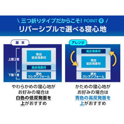 ふるさと納税 稲美町 トゥルースリーパー　プレミアリッチ　三つ折りタイプ(シングル) |  | 03