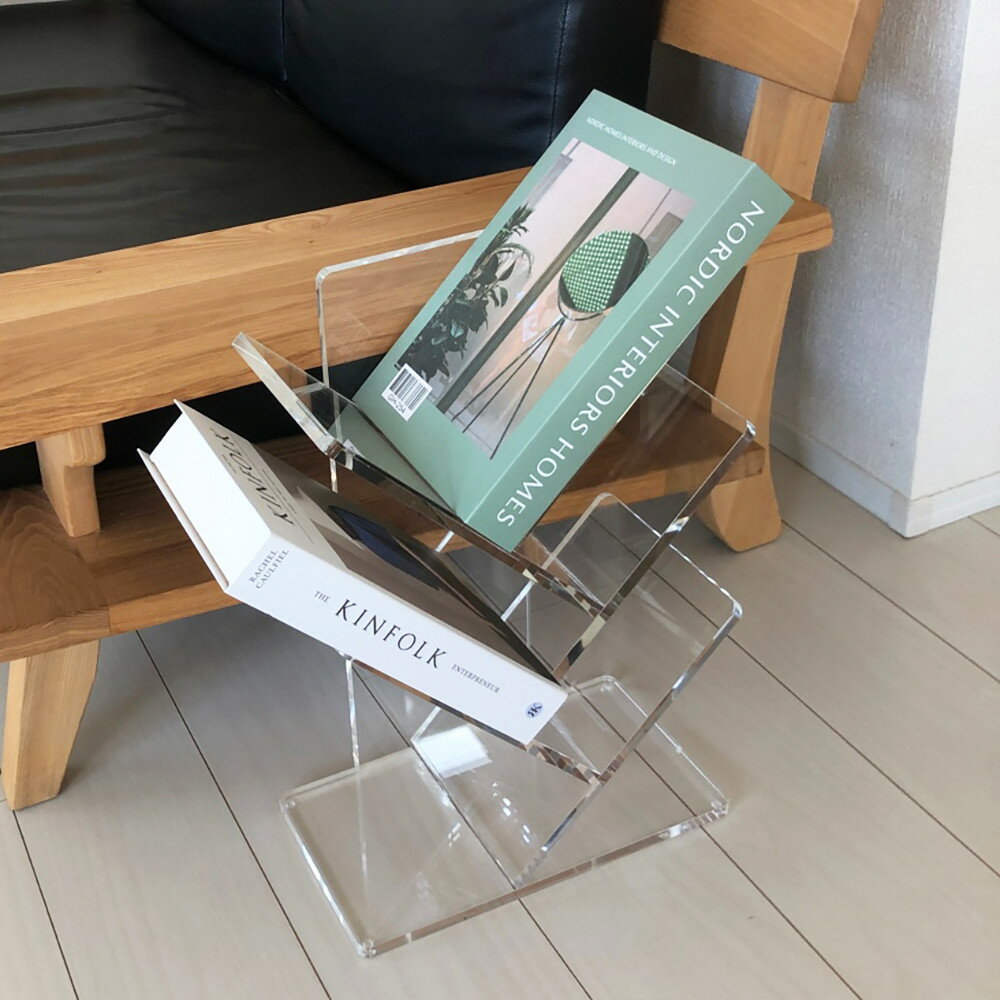 【ふるさと納税】ブックシェルフ アクリル製 1台 川崎市自社工場一貫生産品 | インテリア ファニチャー 人気 おすすめ 送料無