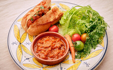 五島牛モツのトマト煮込み 2個セット 90g×2缶 五島市/ALBERO イタリア料理 五島牛 モツ煮 トマト 惣菜[PGG002]