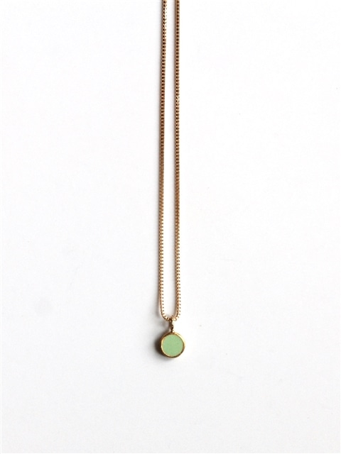 Kenichi Kondo 七宝ネックレス K10 ミントグリーン