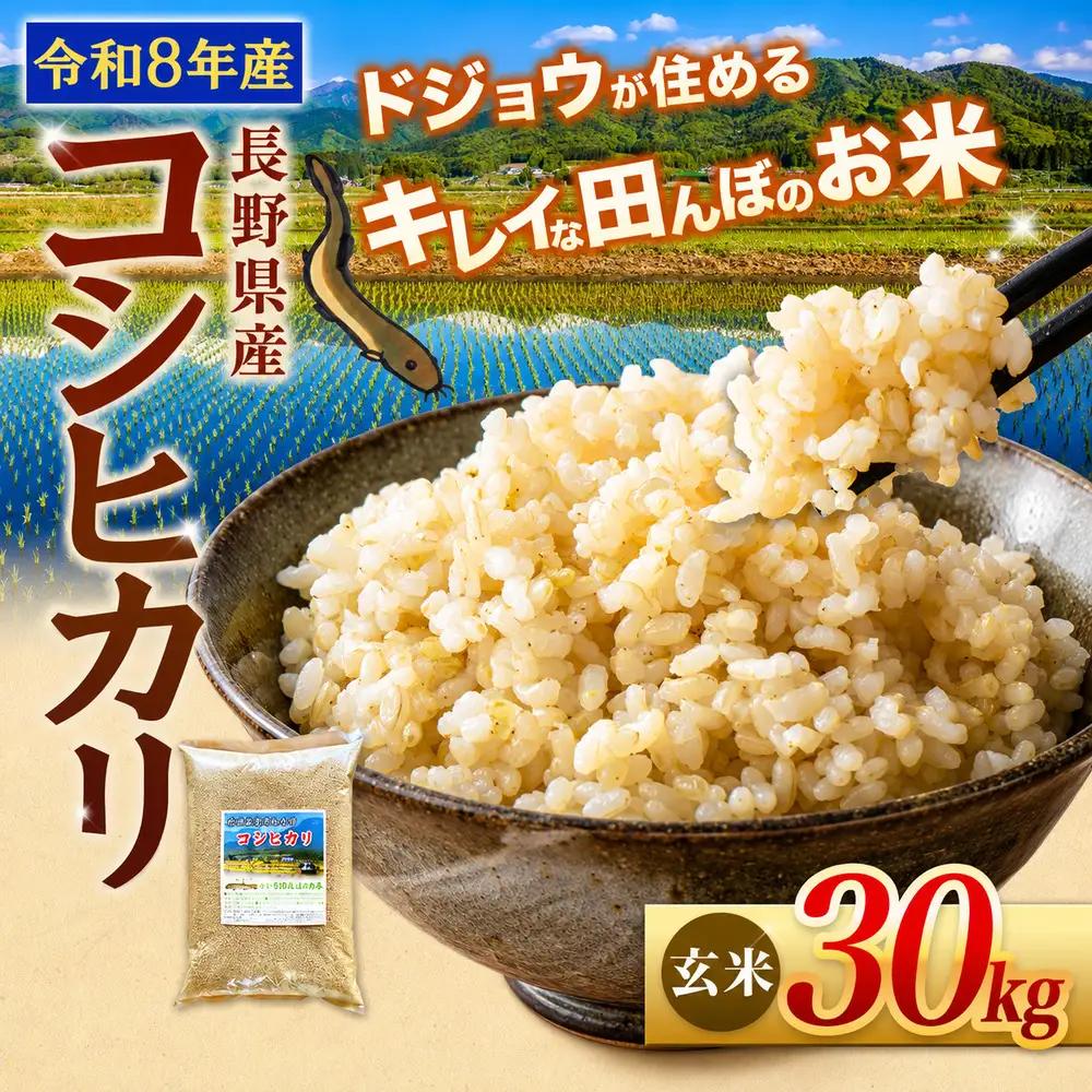 【令和8年産先行予約】『どじょうのいる田んぼのお米』コシヒカリ 玄米 30kg | 馬場農園